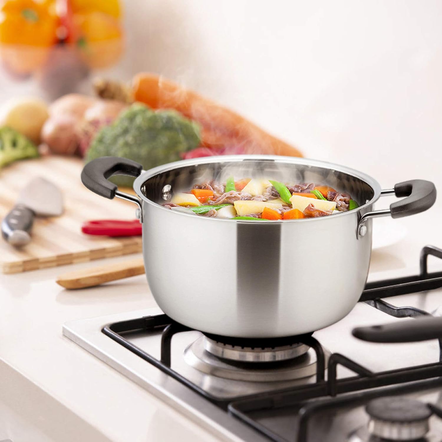 PP Chef 3-Quart Stainless Steel Stockpot