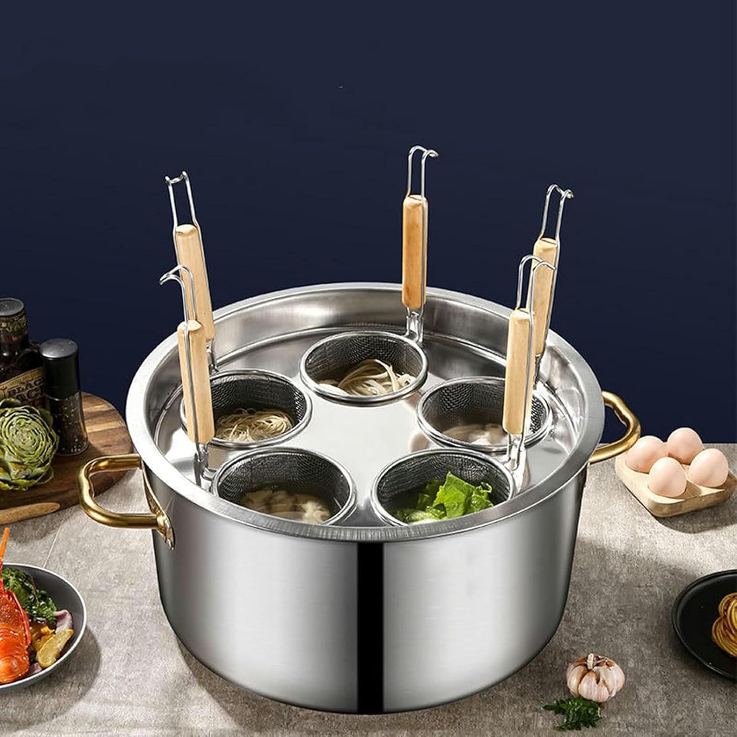 45 Holes Stock Pot Set for Cooking