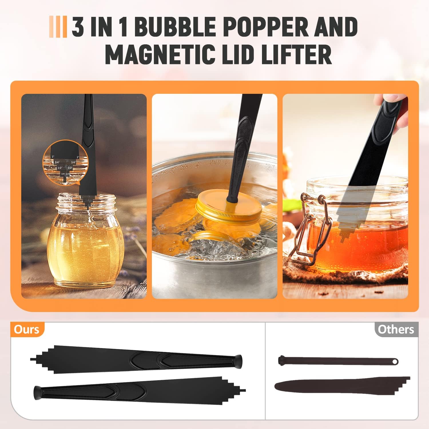 Pisol Magnetic Jar Lid Lifter Canning Tool for Home Use