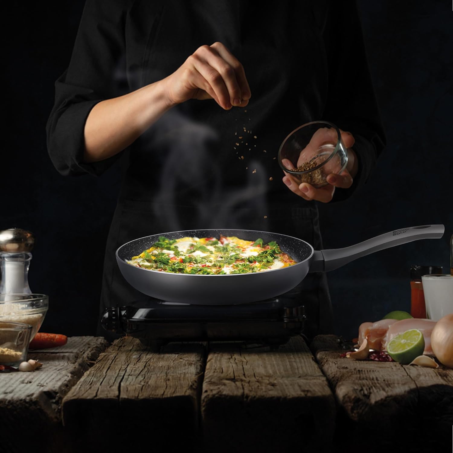 Milton 8-Inch Frying Pan with Nonstick Lid