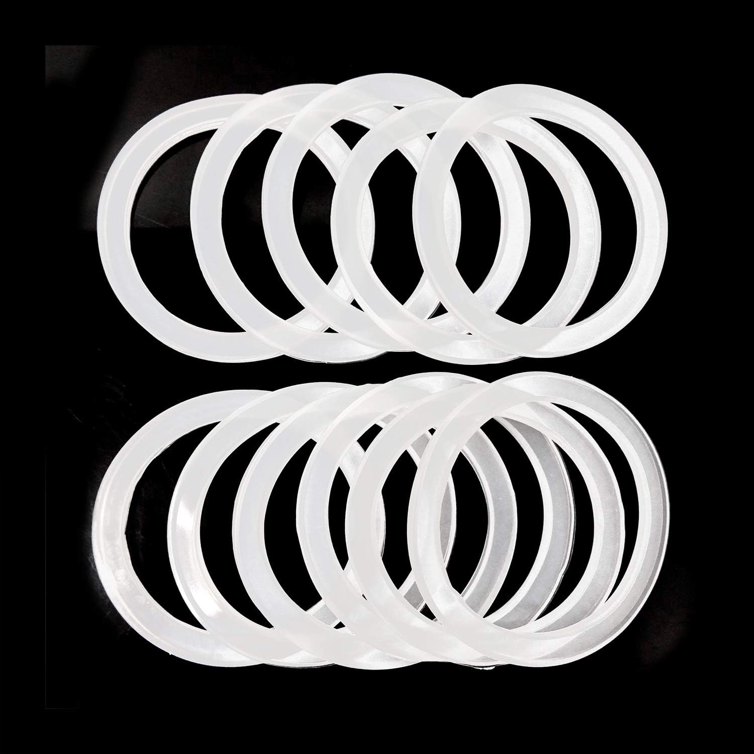 12PCS Leak-Proof Silicone seal rings for Mason Jars