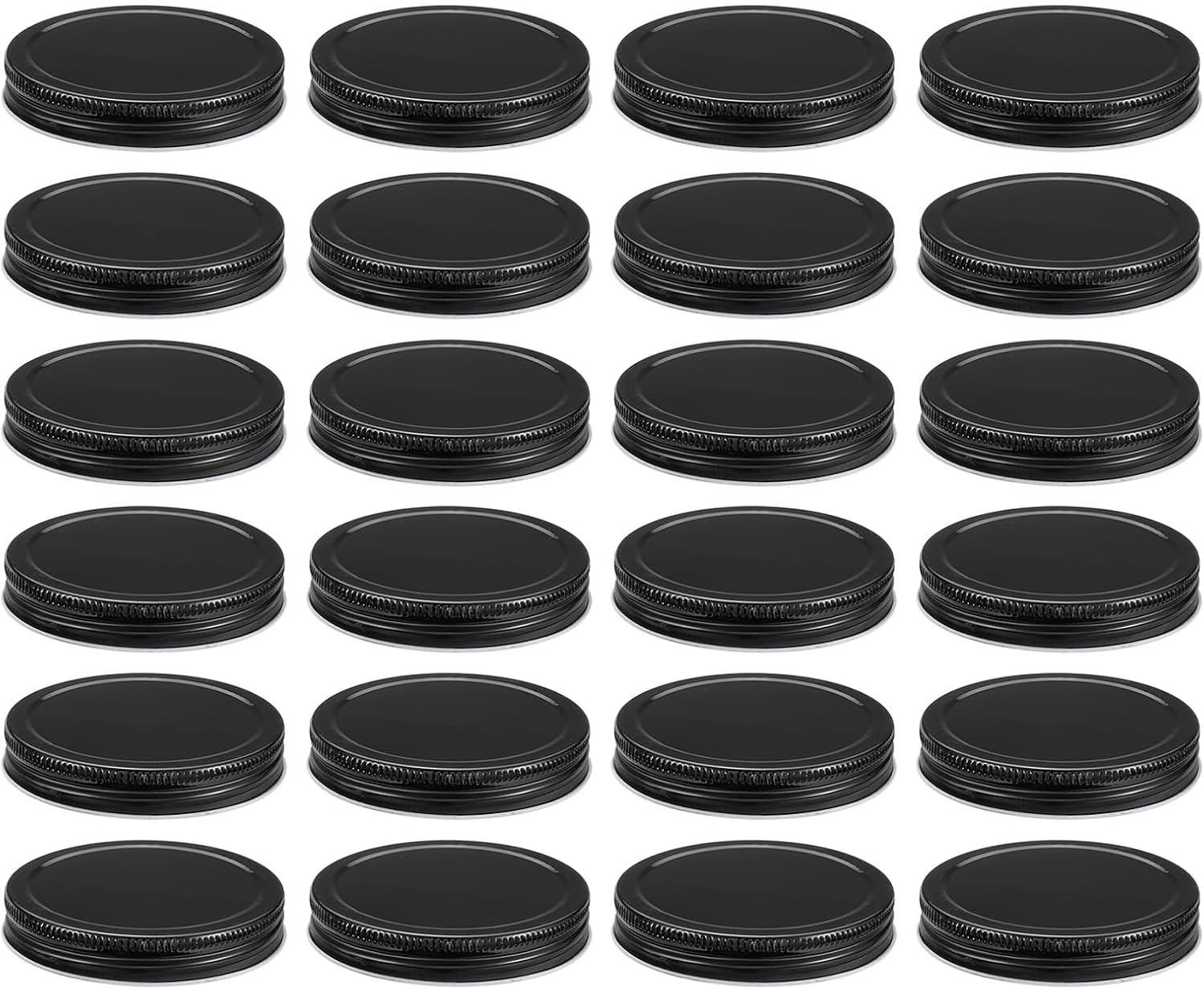 Uxcell 42-Piece Wide Mouth Mason Jar Lids Airtight Leak-Proof