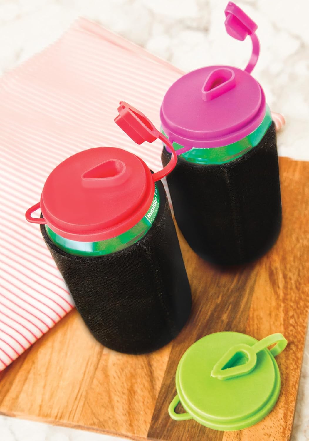 Fox Run Can Cover Lid with Spout Red