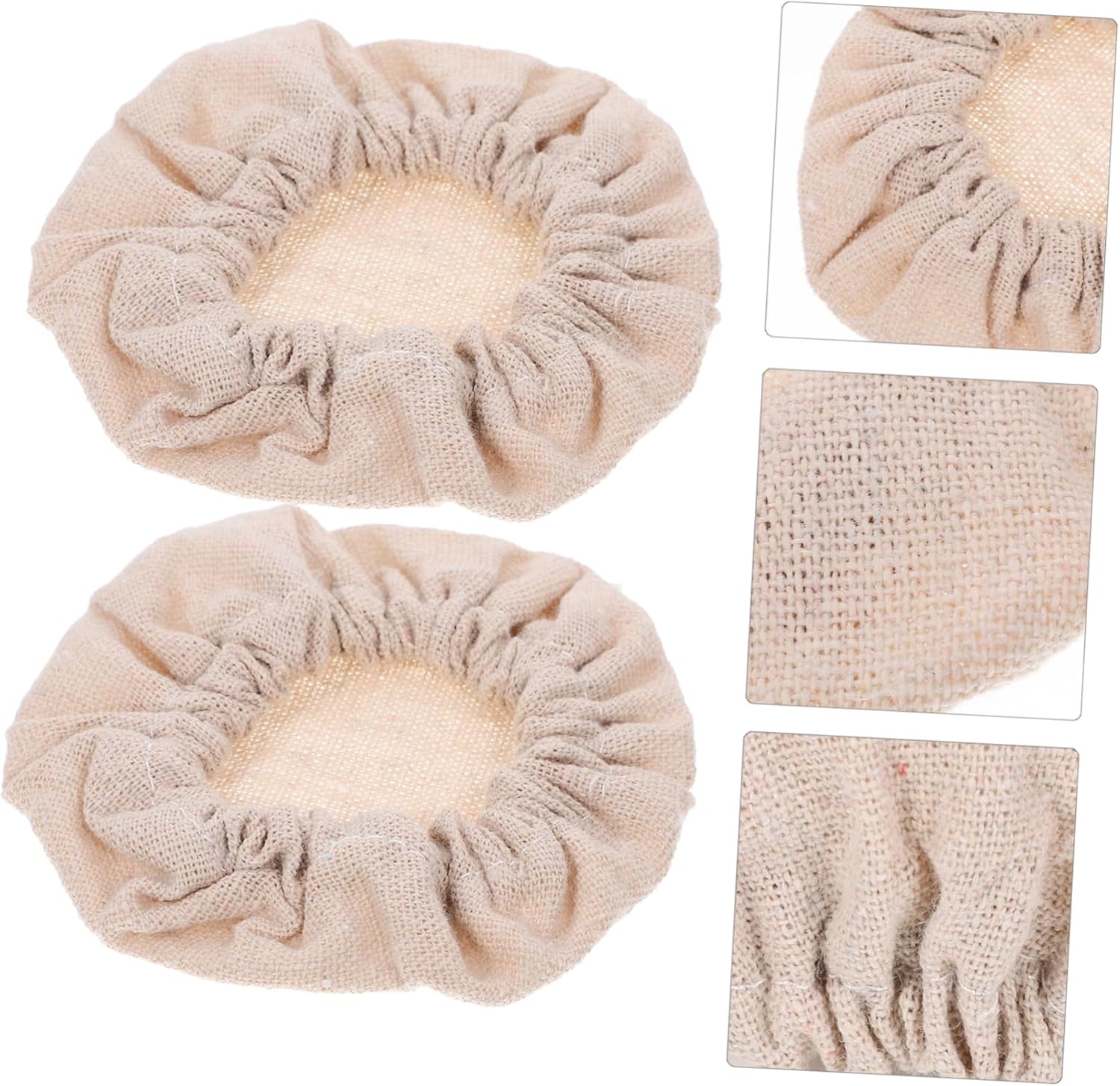 Garneck 2pcs Reusable Muslin Jar Covers