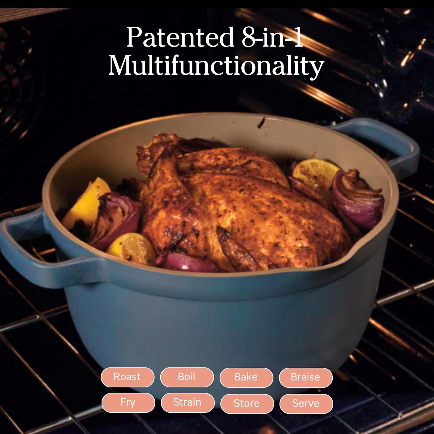 Our Place Perfect Pot - 55 qt Nonstick Ceramic PTFE-Free Safe Easy