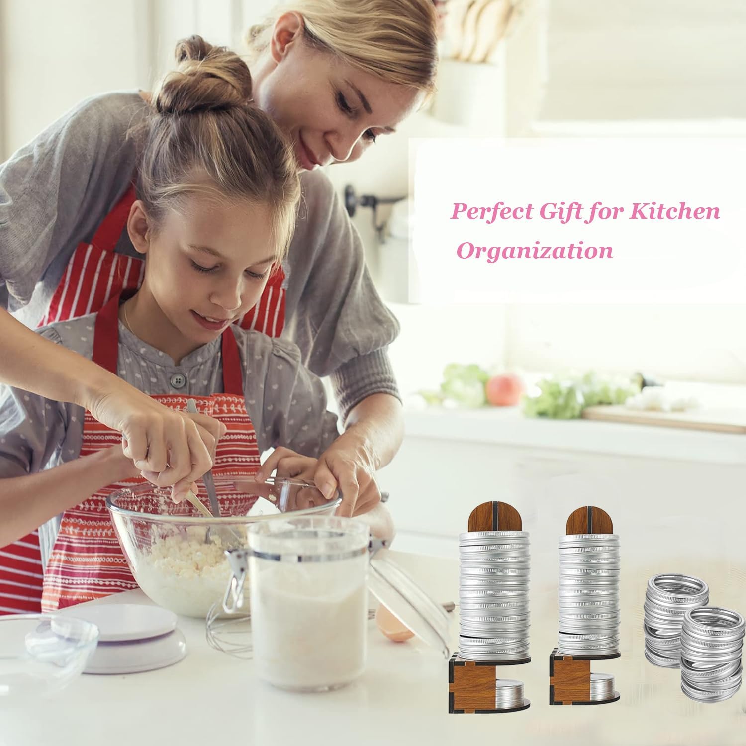 Effortlessly Organized Mason Jar Lids Stylish Functional Storage Solution