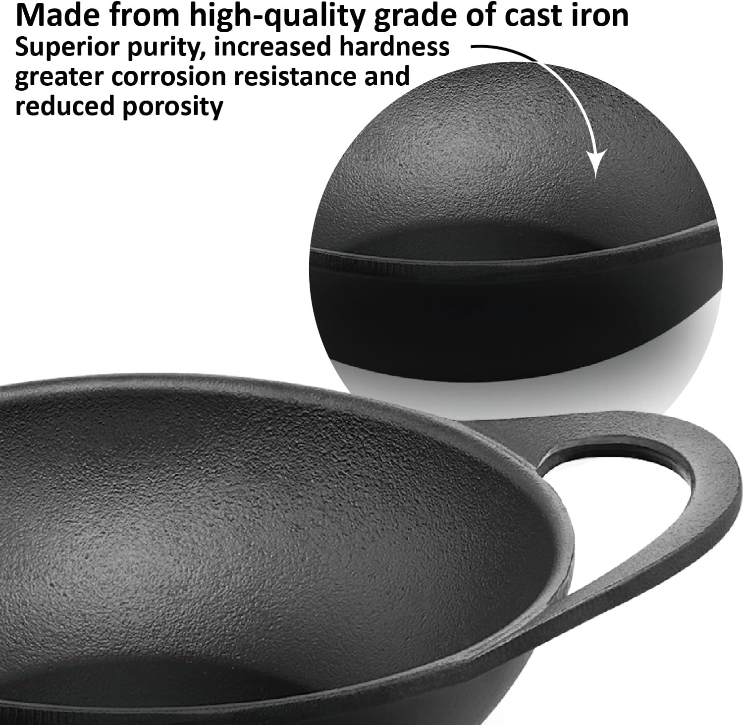 Hawkins Futura 2L Cast Iron Kadhai