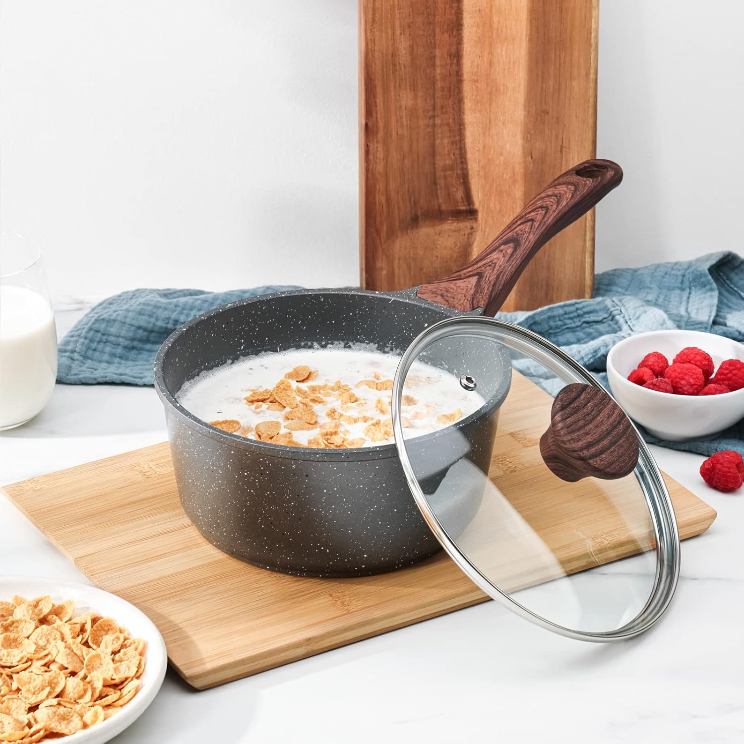 Sensart Nonstick 15 Quart Saucepan Set