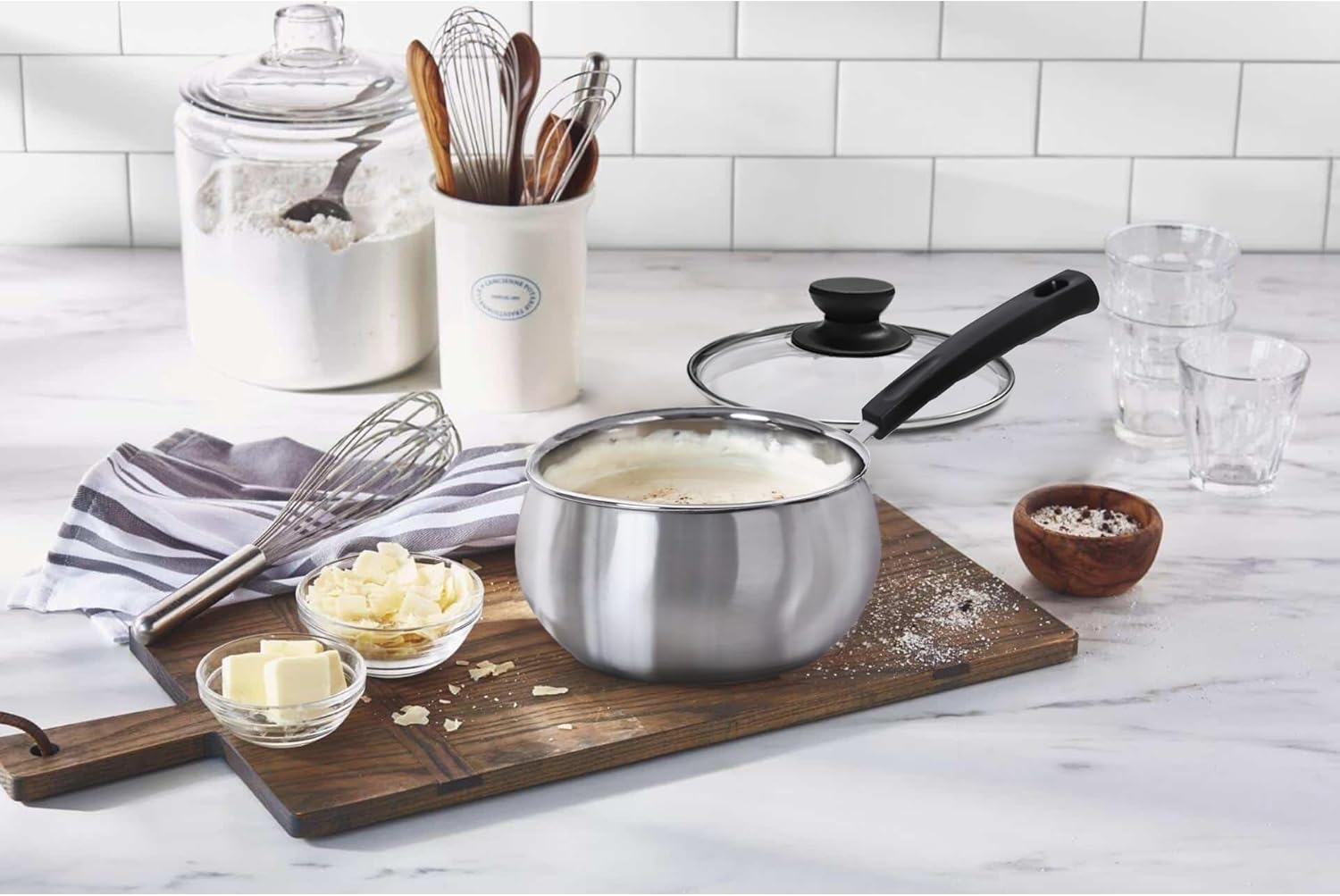 Stainless Steel 15 qt Saucepan with Steamer