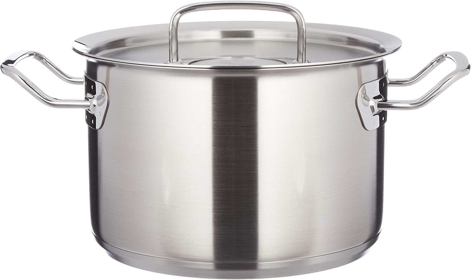 Fissler Pure-Profi Collection Stainless Steel Stockpot with Metal Lid 42 Quart
