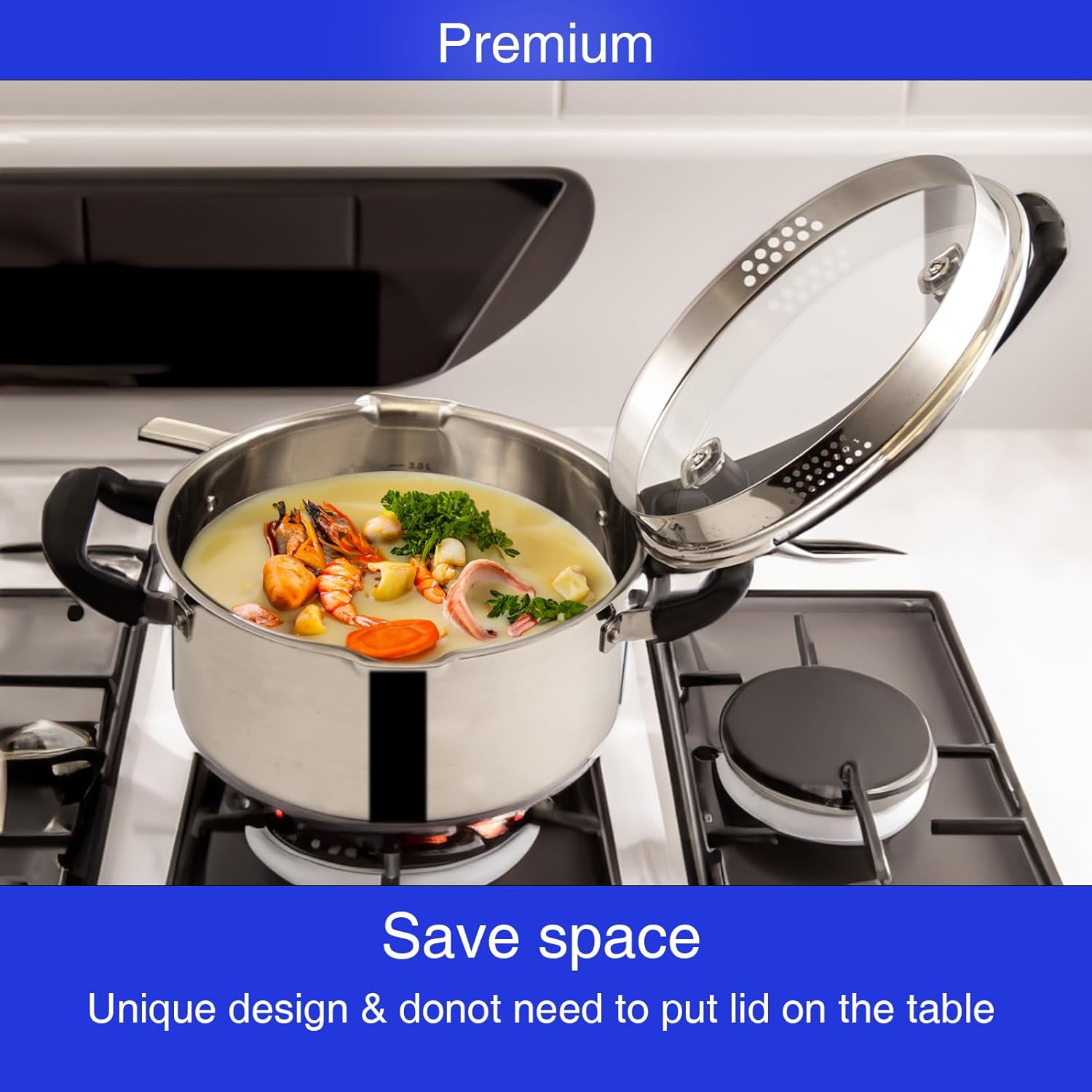 Stainless Steel Pasta Pot by Cyrder