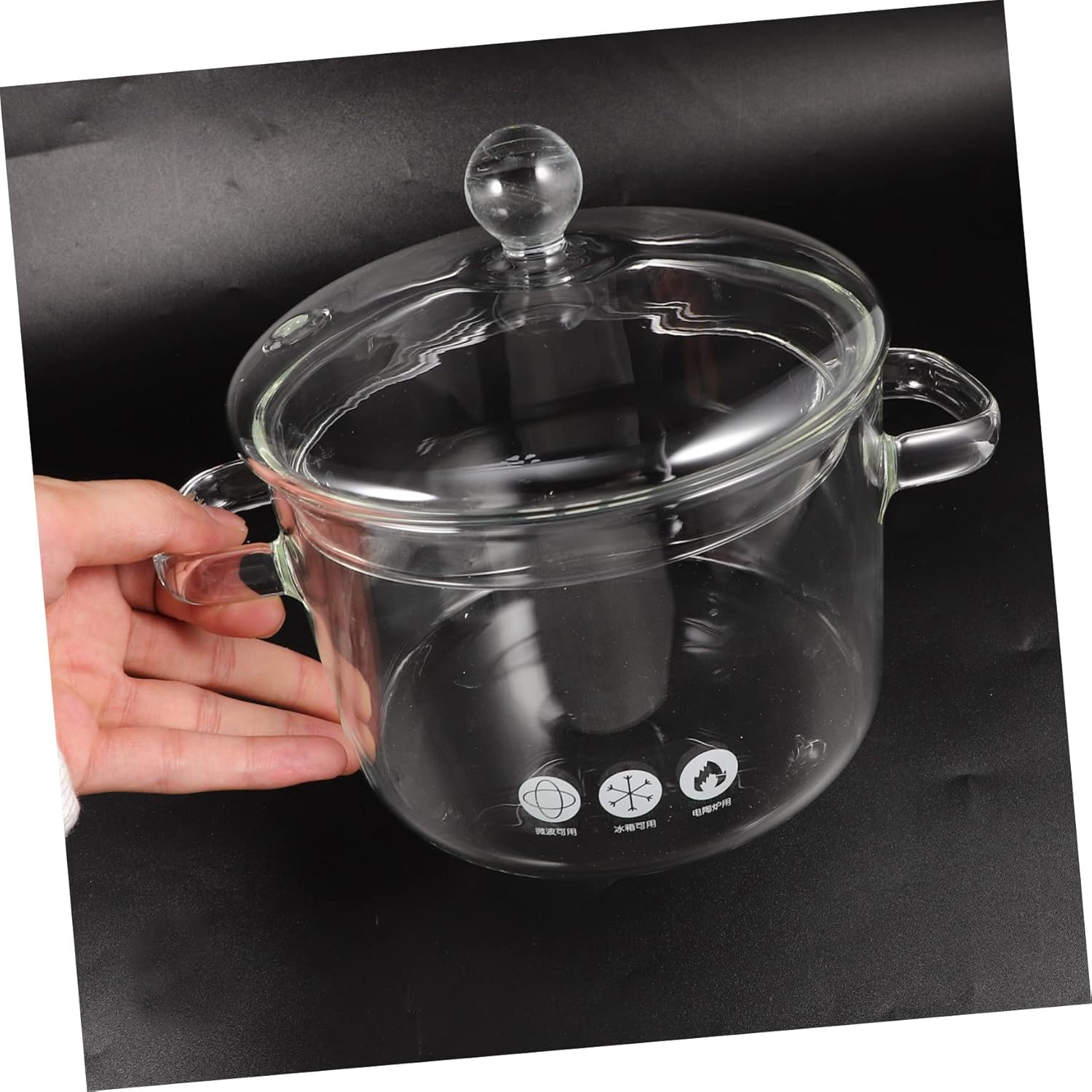 High Borosilicate Glass Stockpot Perfect for Korean Ramen