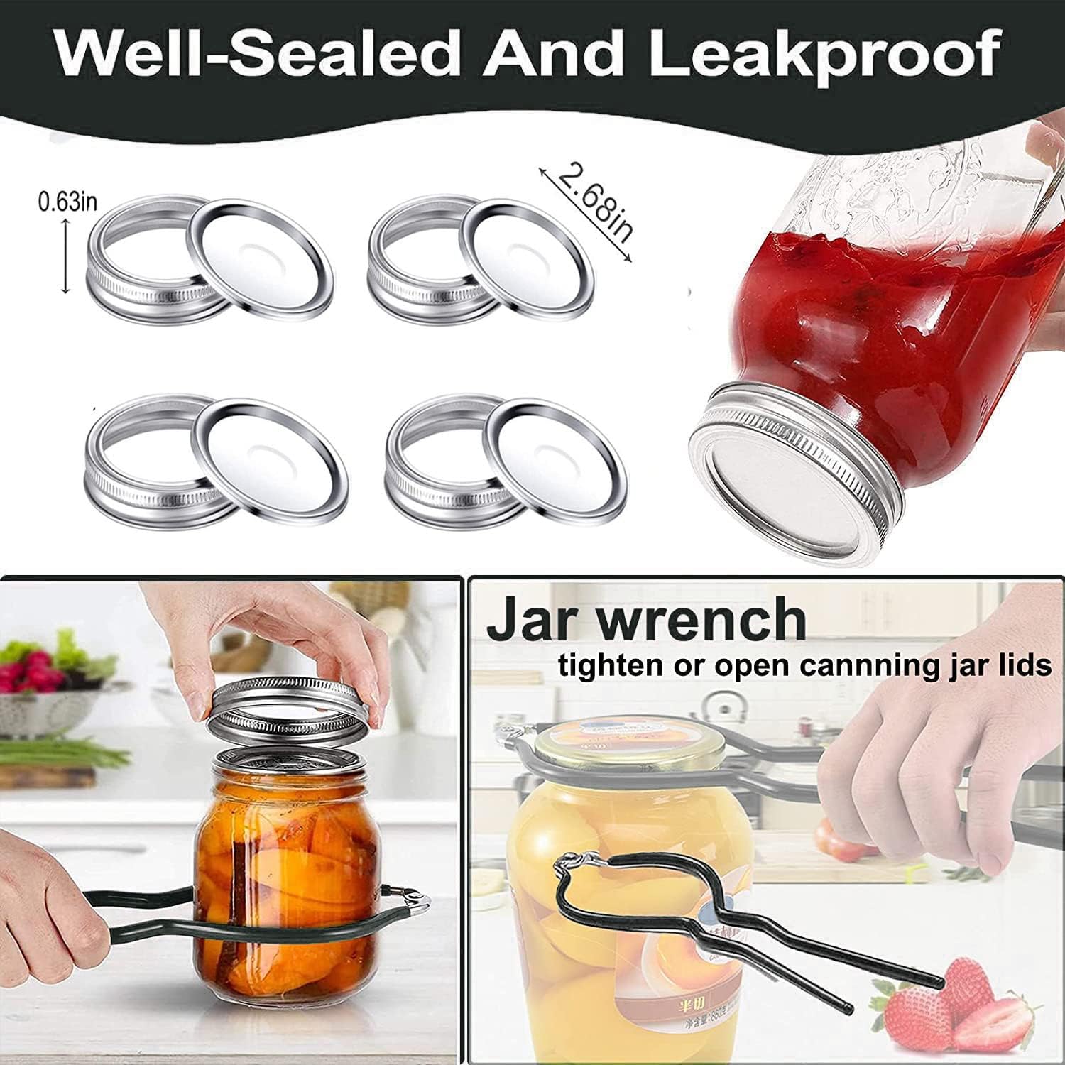 HOMMES Canning Starter Kit for Mason Jars 1