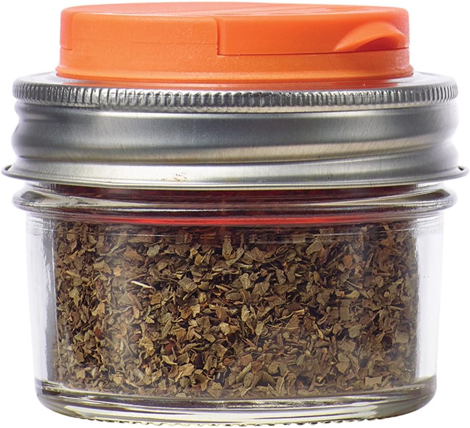 Jarware Spice Lids for Mason Jars Eco-Friendly and dishwasher-safe