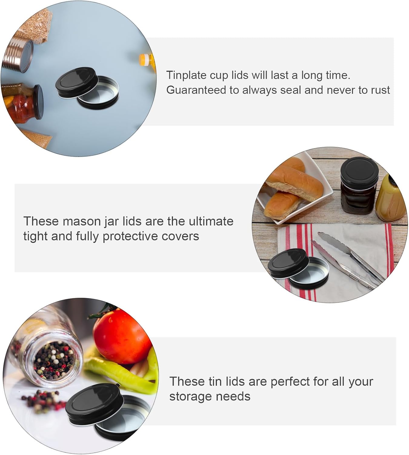 Operitacx 12 Pc Mason Jar Lids