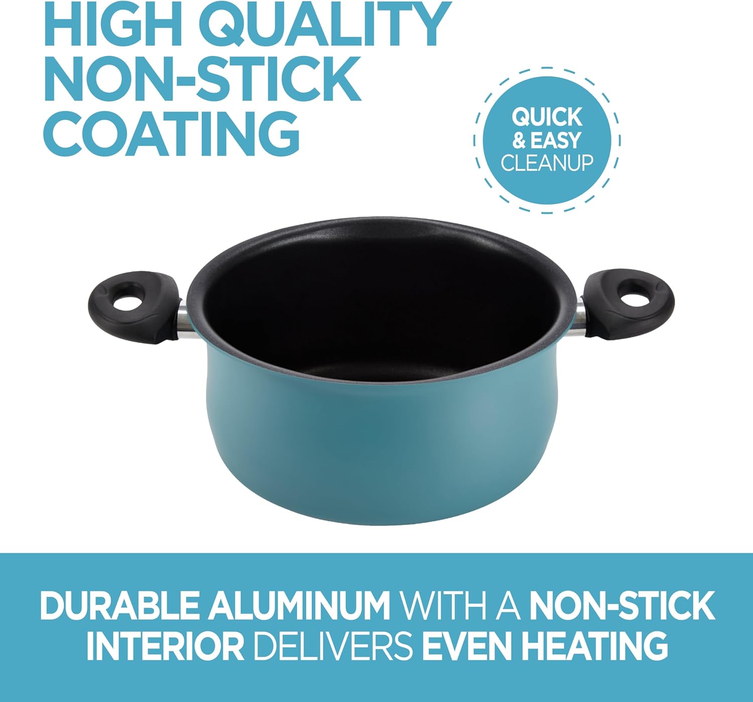Bella Trieste Nonstick Pasta Pot 55-Quart Strained