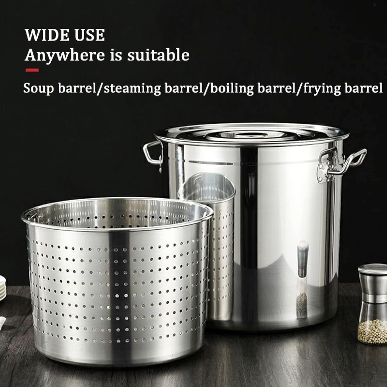 Experience the perfect combination of strength and precision with our Heavy Duty Stockpot