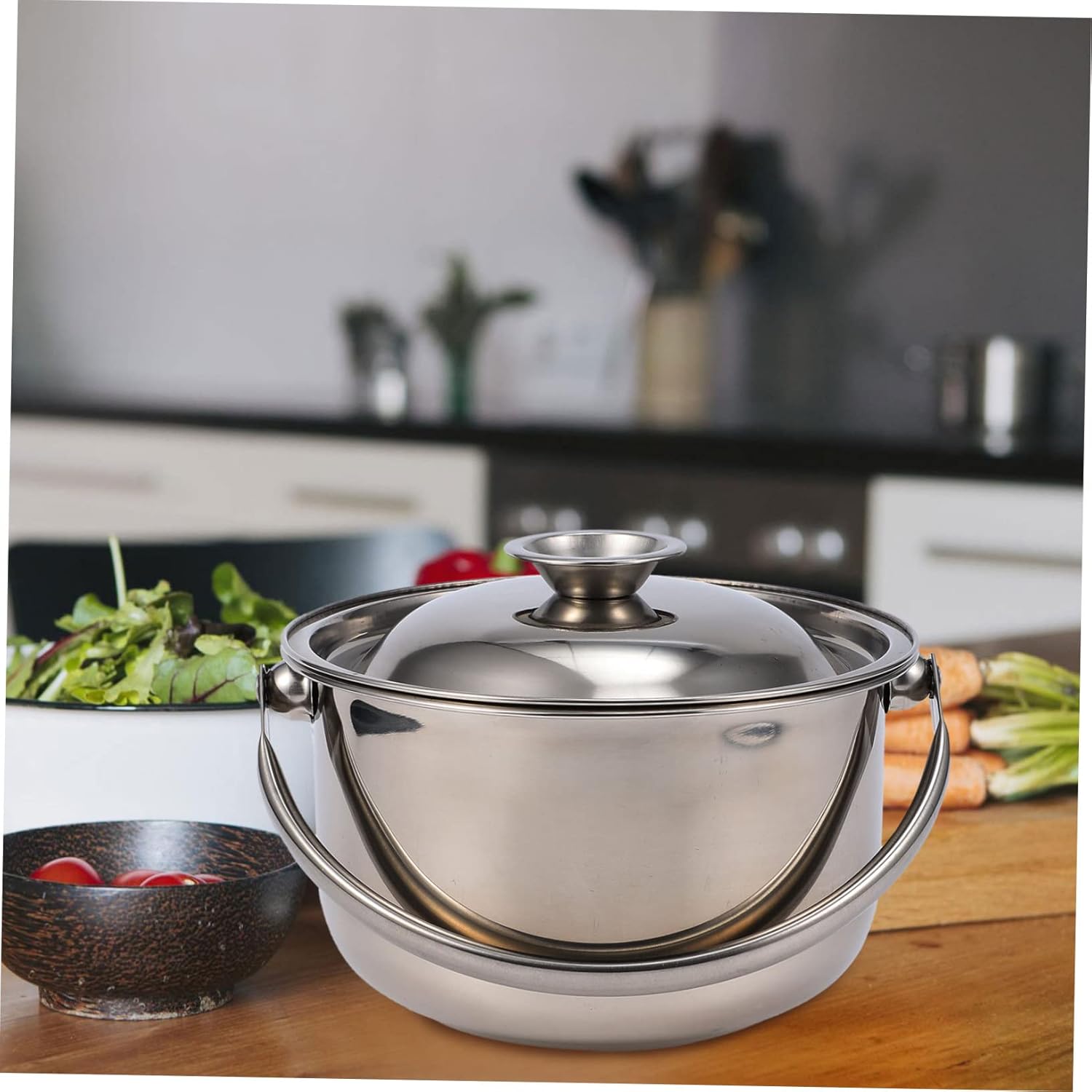 Stainless Steel Noodle Cooking Pot with Handle