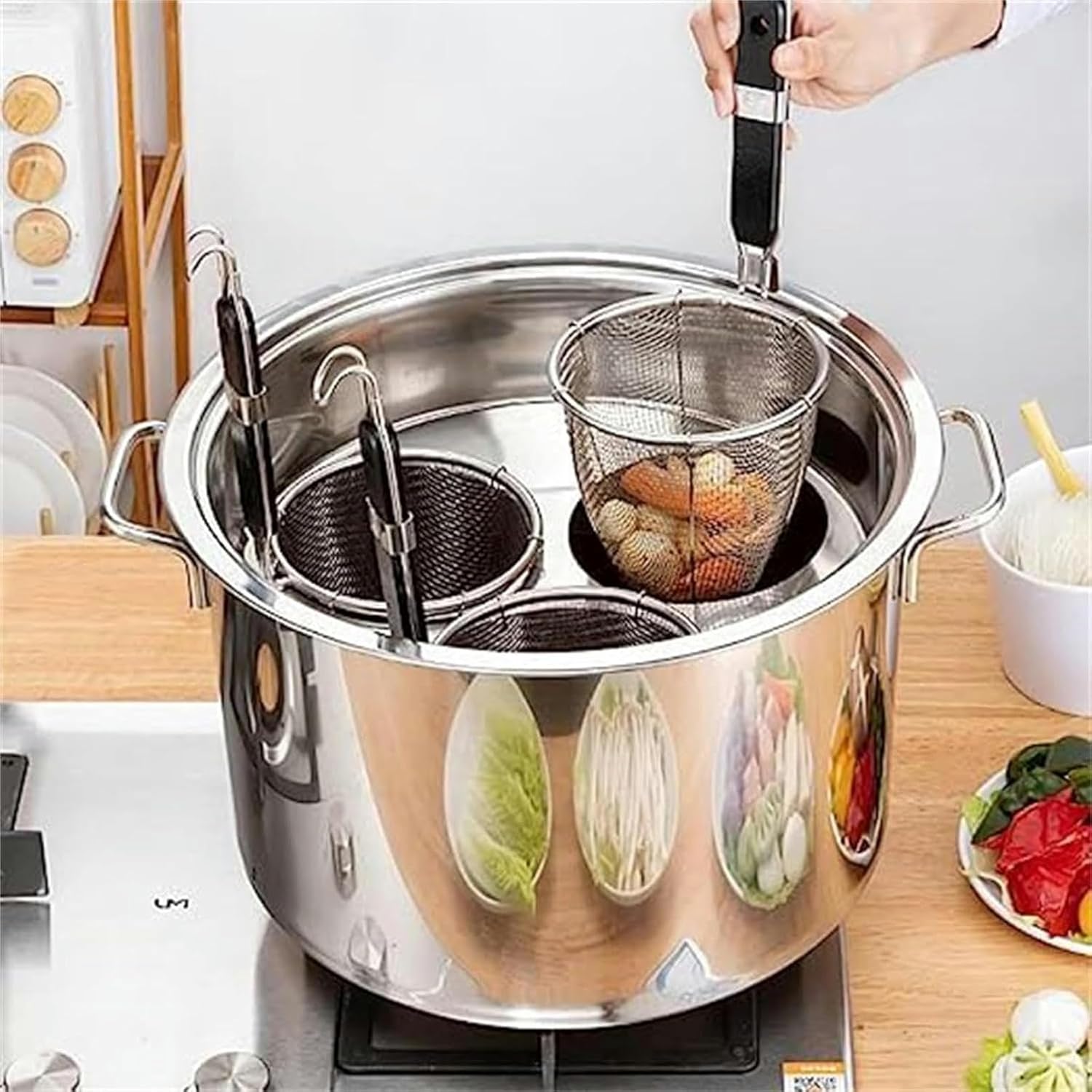 Wzglod Stainless Steel Commercial Pasta Cooker