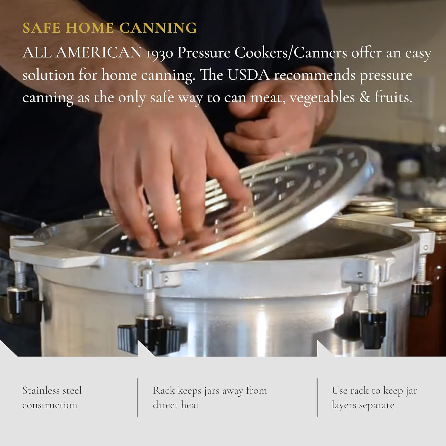 All American 1930 Canning Rack 11-Inch Diameter
