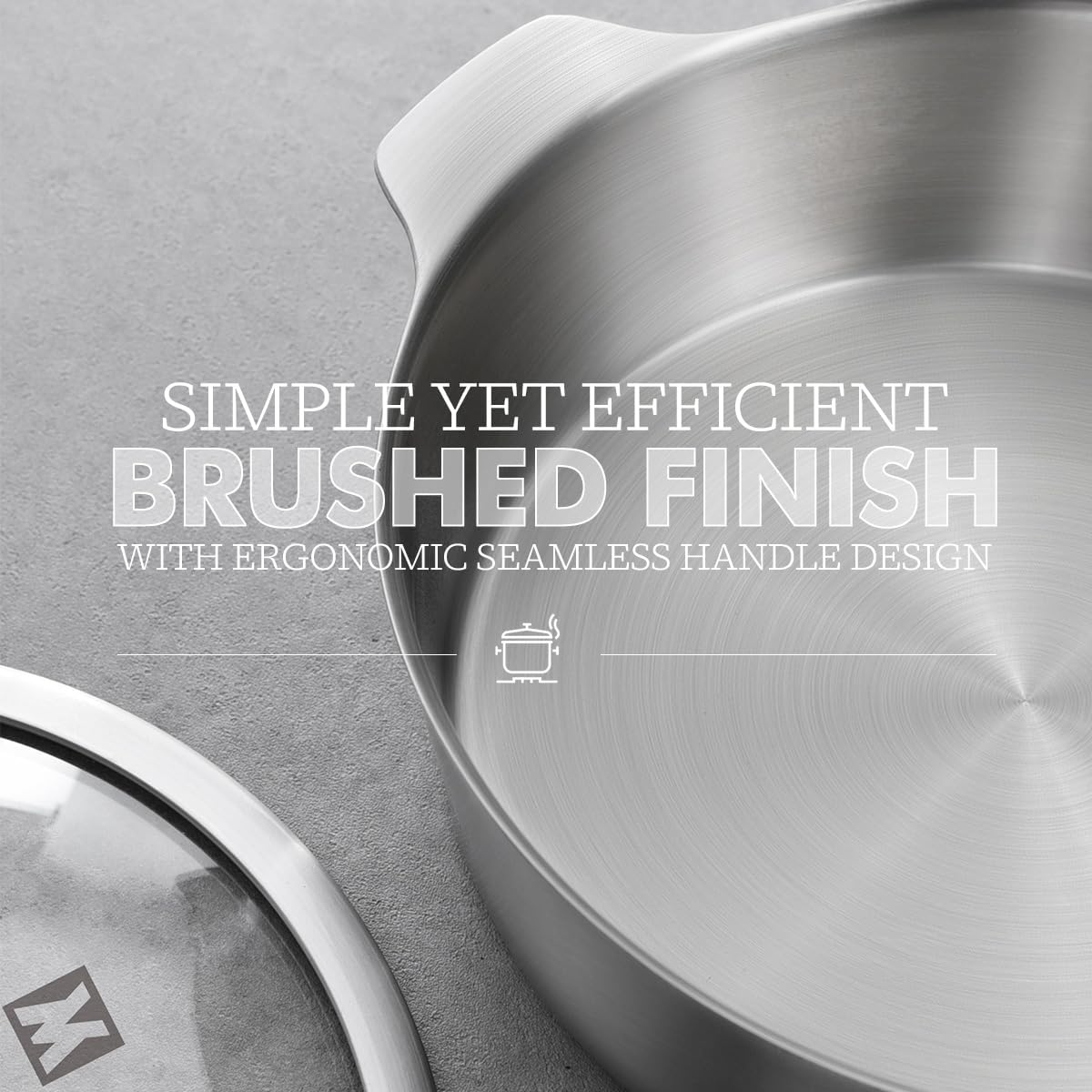 Stainless Steel 4-5 Person Casserole Durable Moist