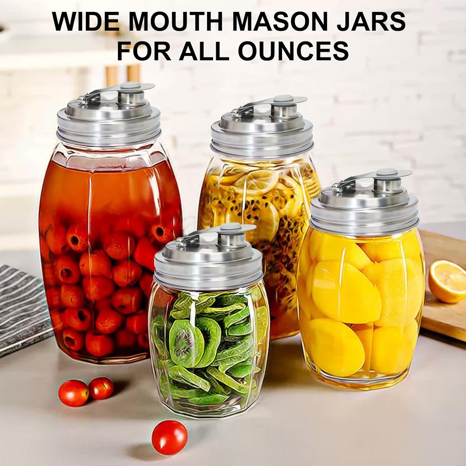 Endless Uses Leak-Proof Mason Jar Lids
