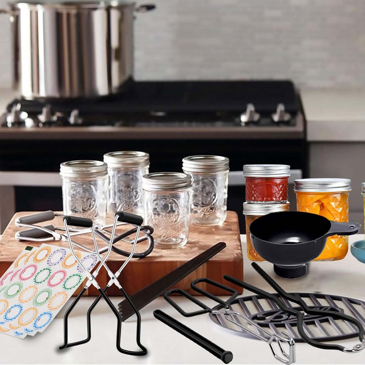 JavaScript rust-proof stainless steel canning starter kit for quick easy preserving