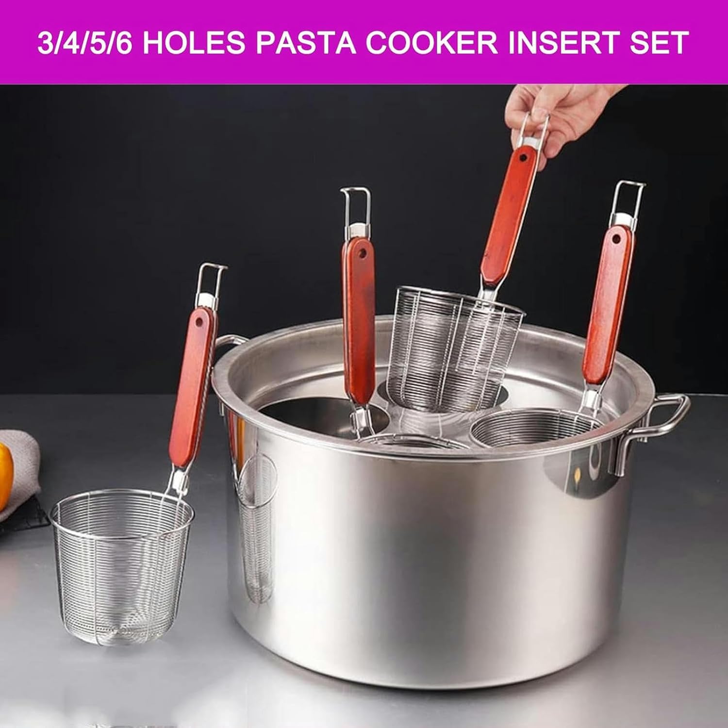 UNbit Stainless Steel Stock Pot Insert Set