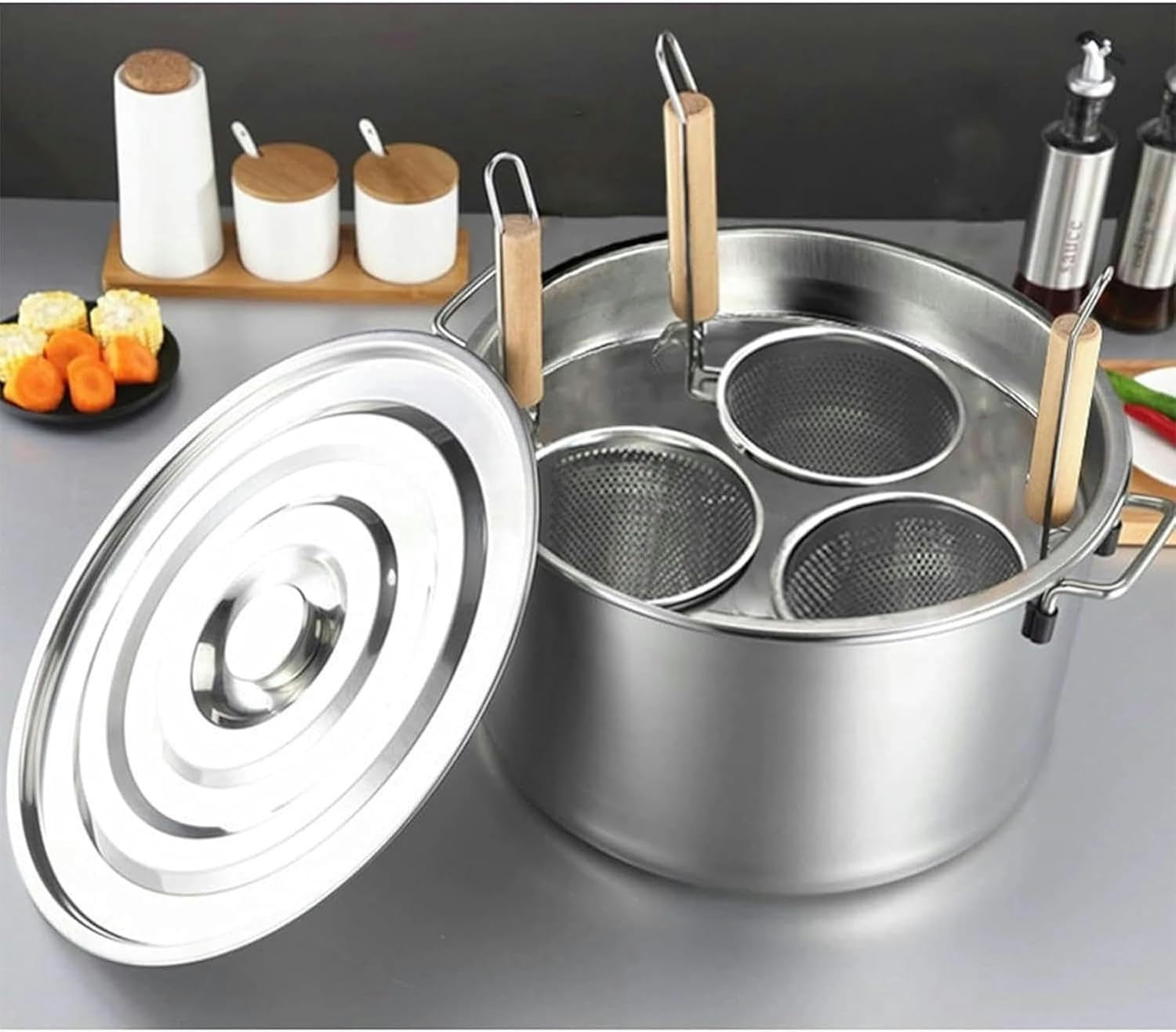 Stainless Steel Stockpot with Lid