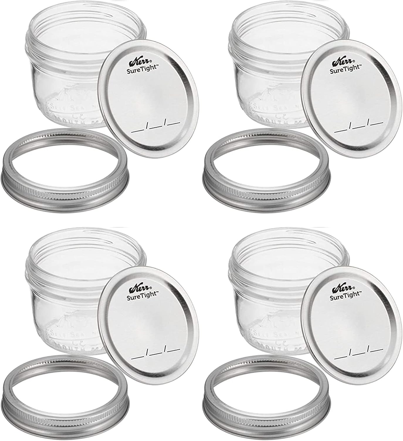 Wide Mouth Mason Jar 8oz