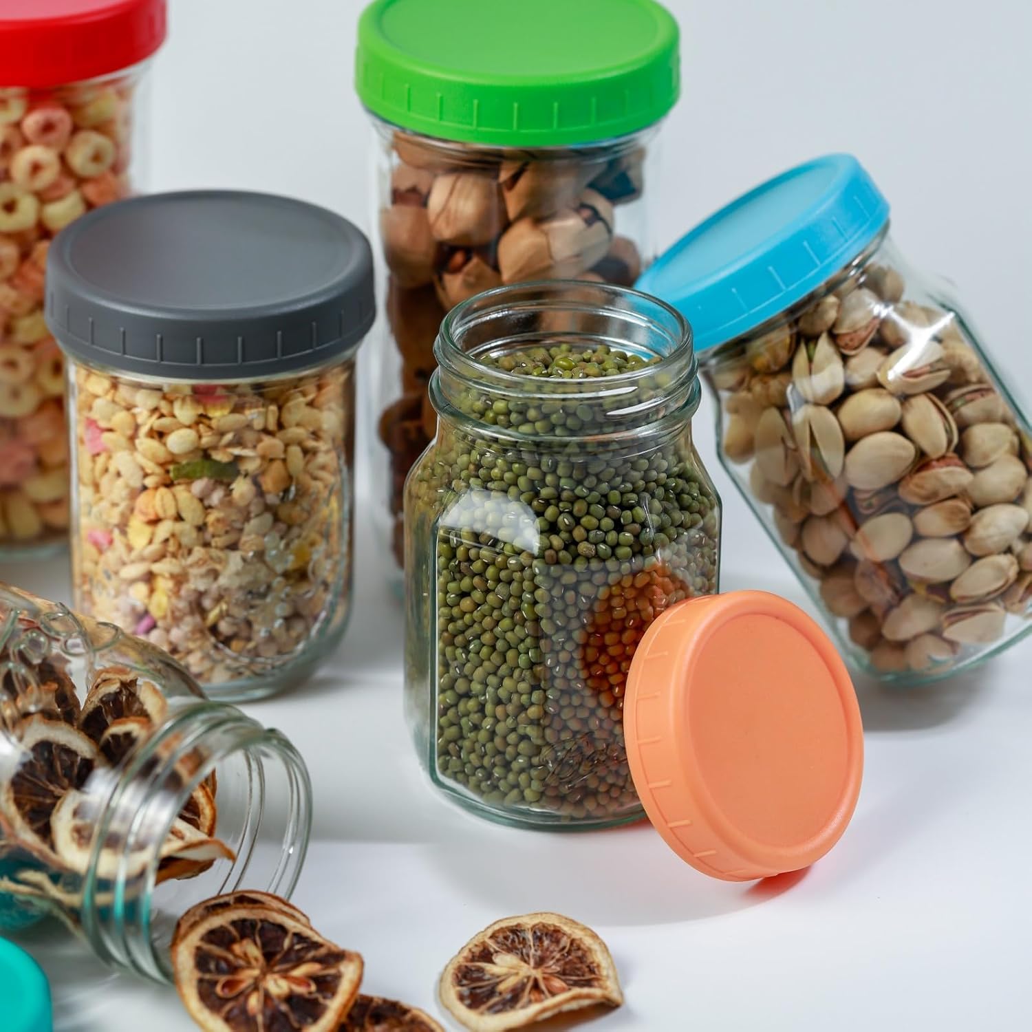 Perfect Mason Jar Lids - 18-Pack Mixing Set