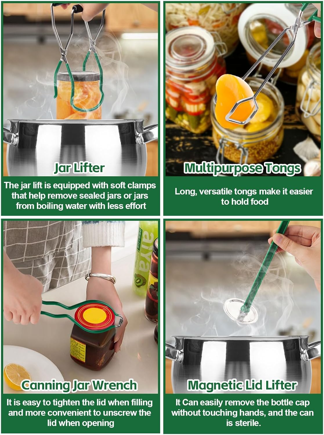 Kalolary 19-Piece Canning Starter Kit for Home Use
