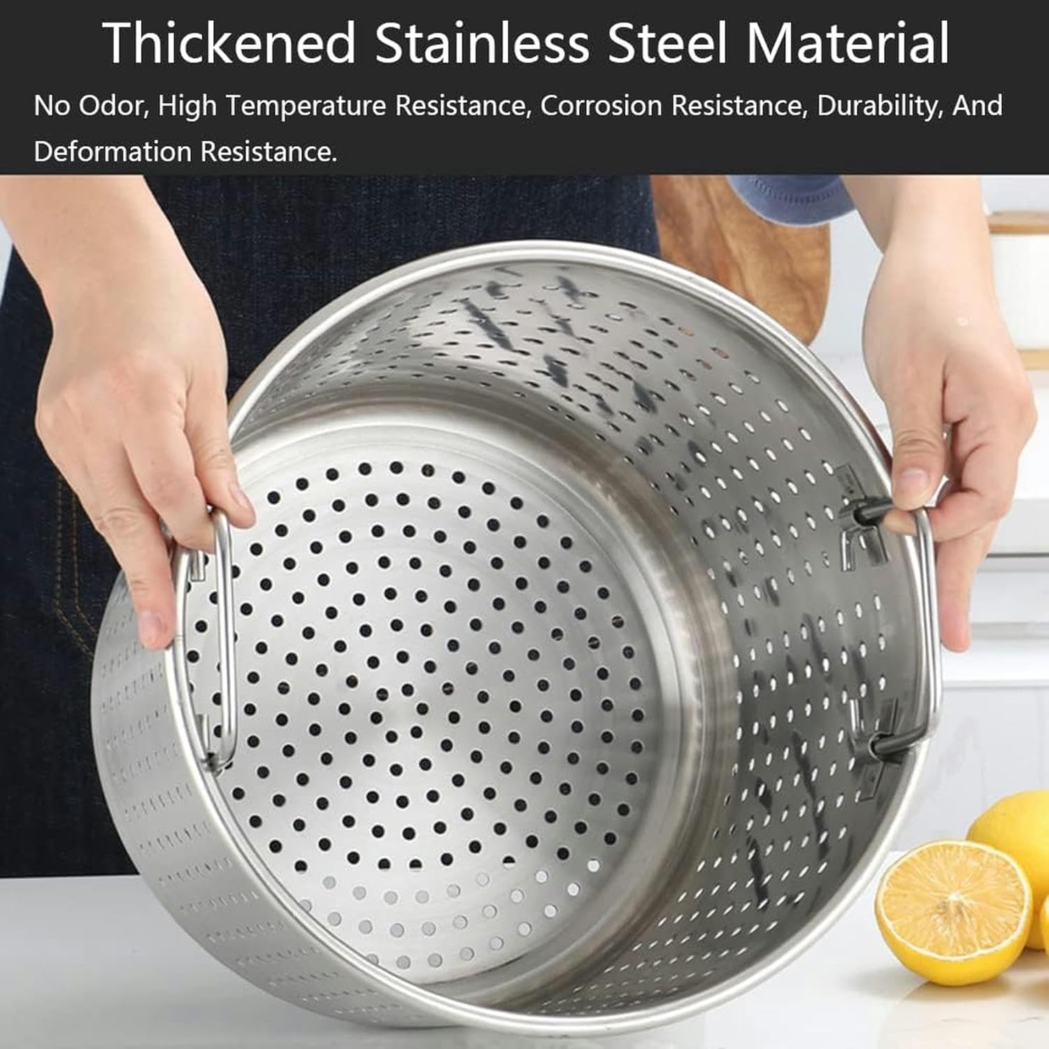 Stainless Steel Stock Pot Basket