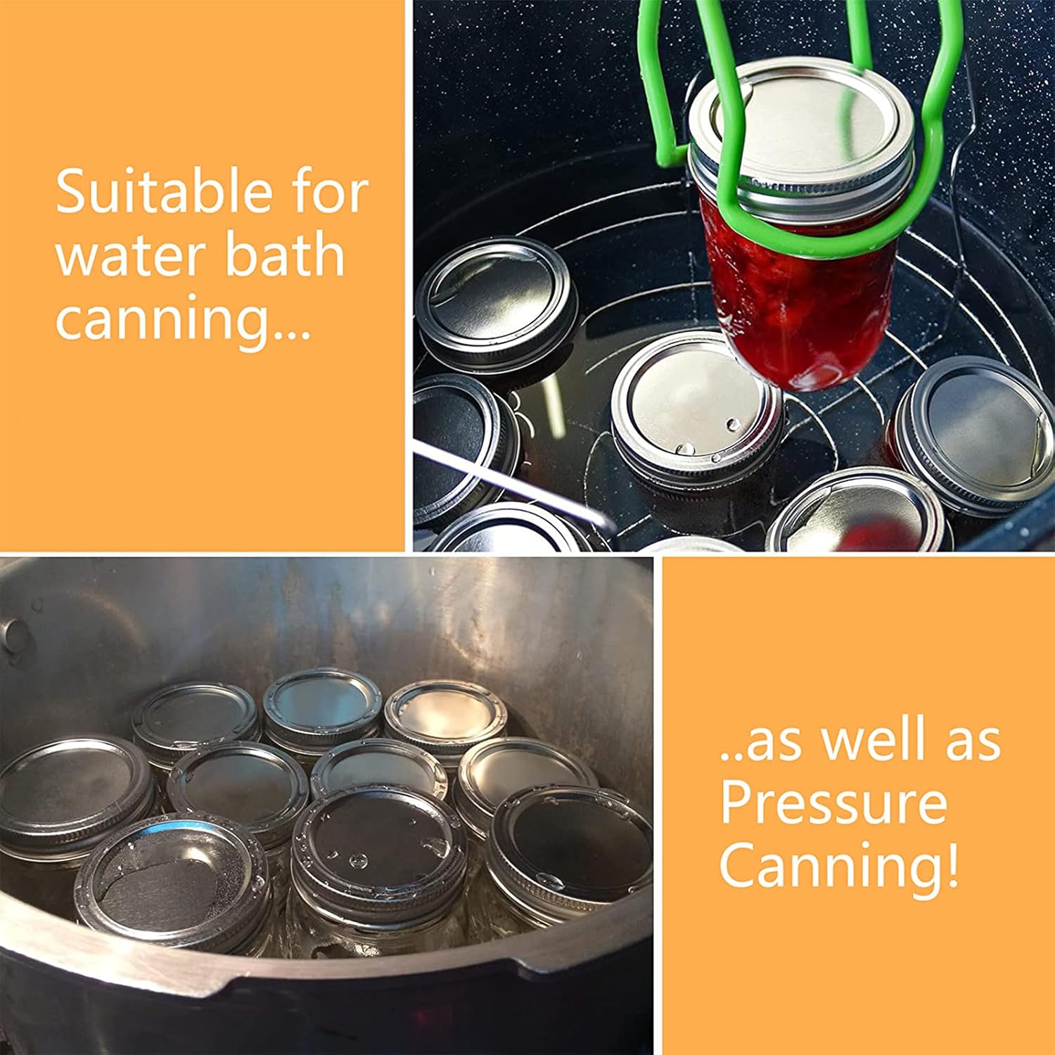 100-Count Wide Mouth Canning Lids