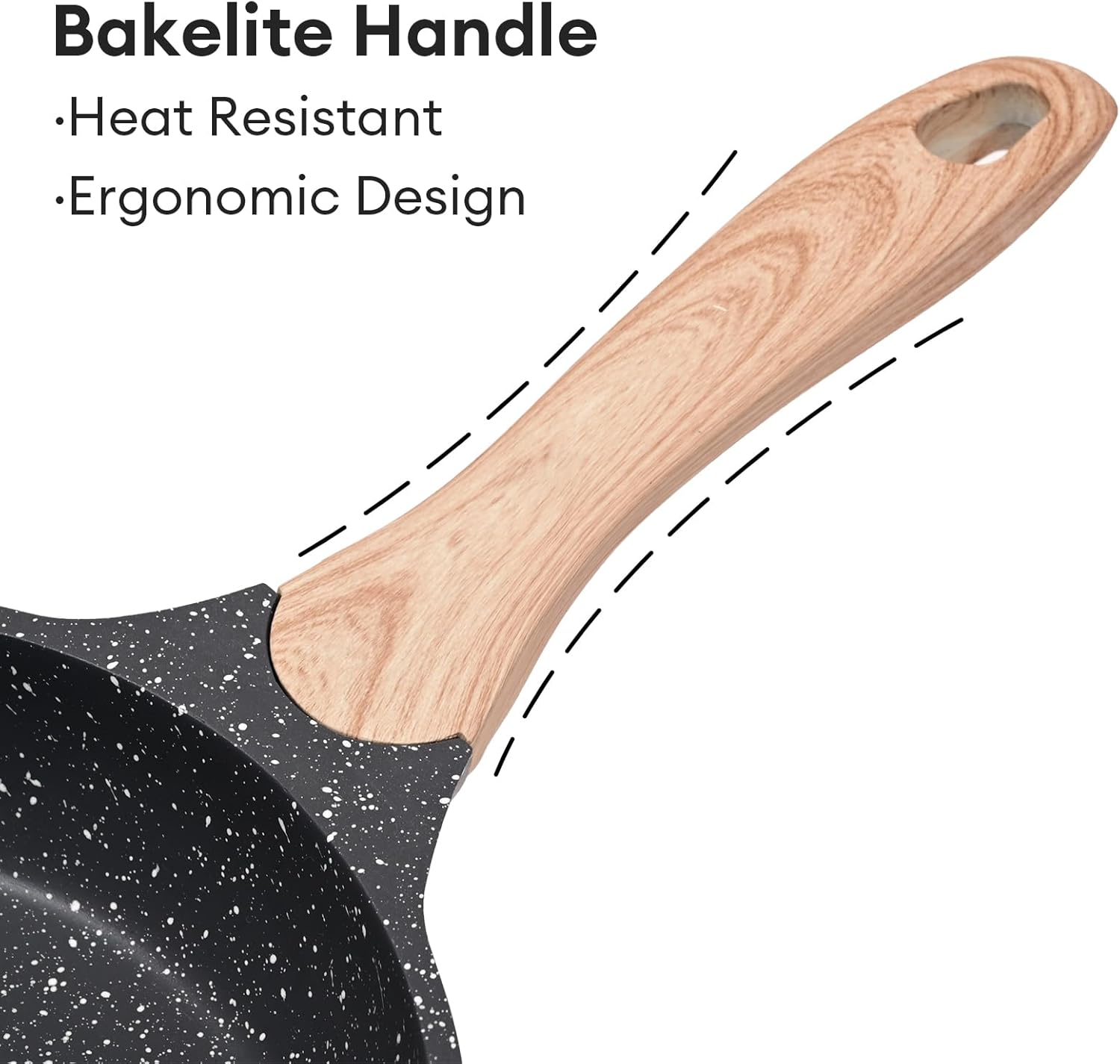 Safe Nonstick Frying Pan PFOA-Free Ergonomic Design Upgrade Your Cooking Experience