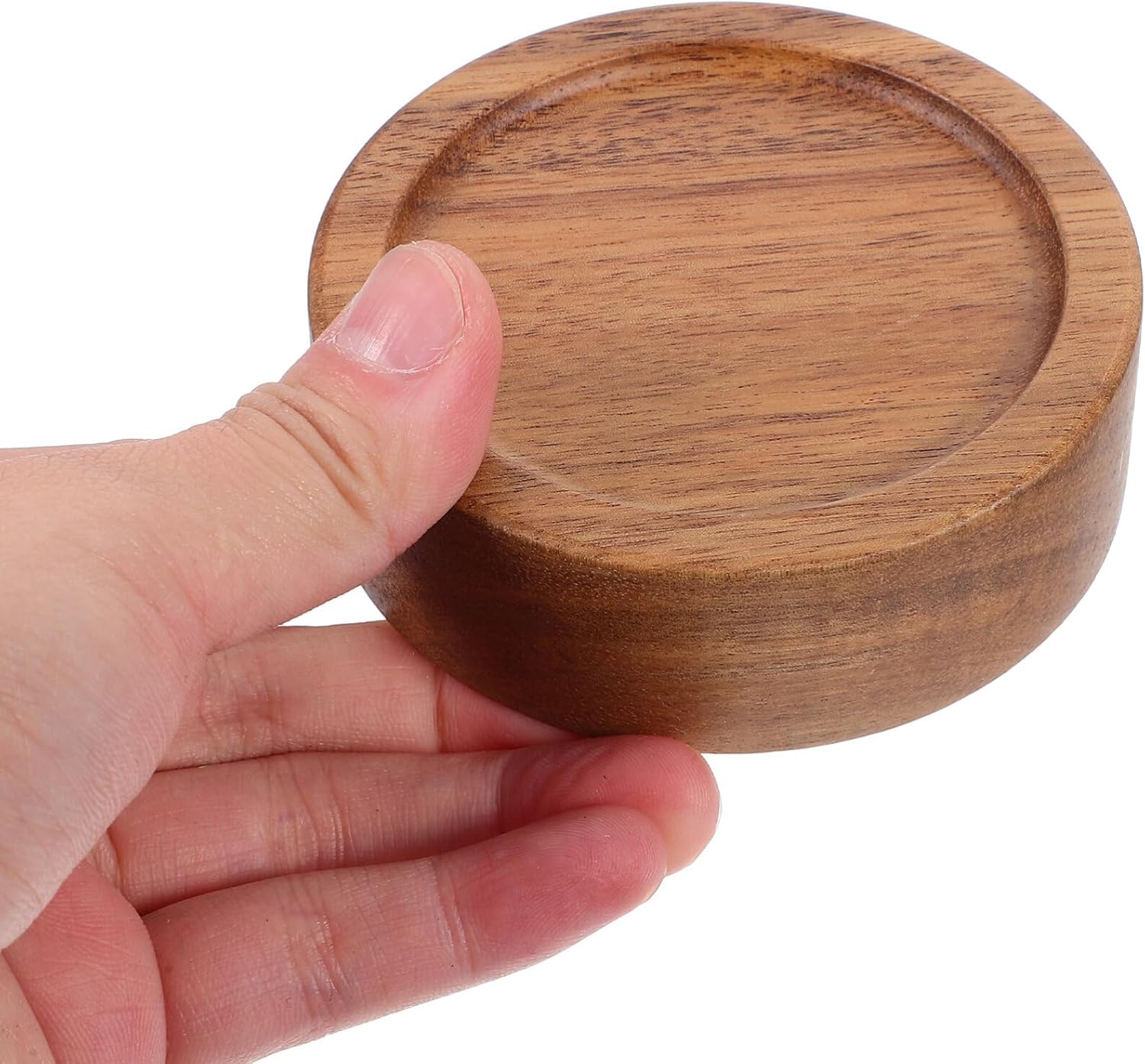 6pcs Wooden Mason Jar Lids Canning Wide Mouth Covers Replacement
