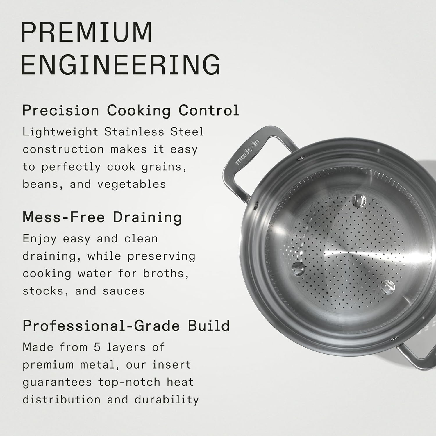 Stainless Steel Pasta Insert