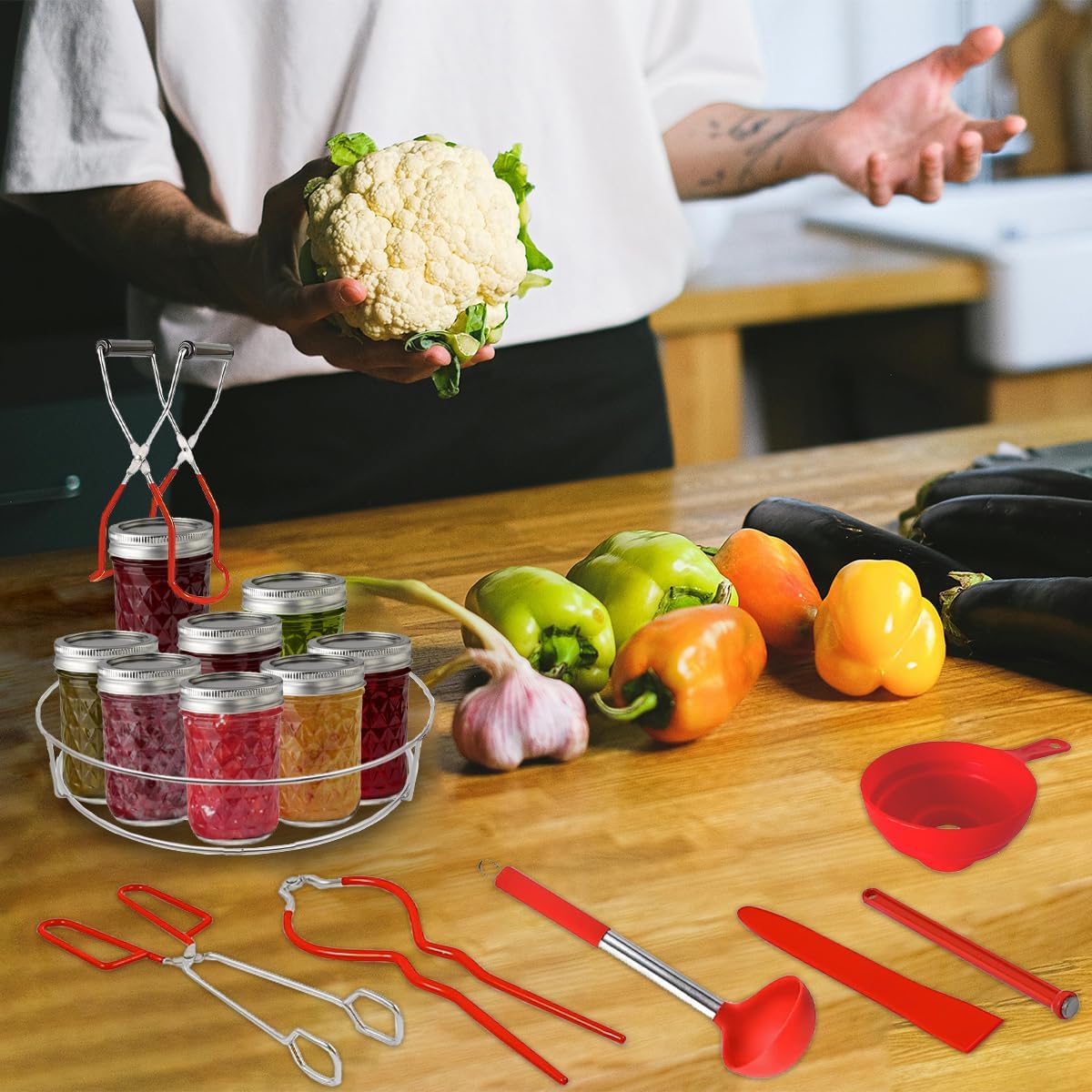 8-Piece Canning Starter Kit for Home Use