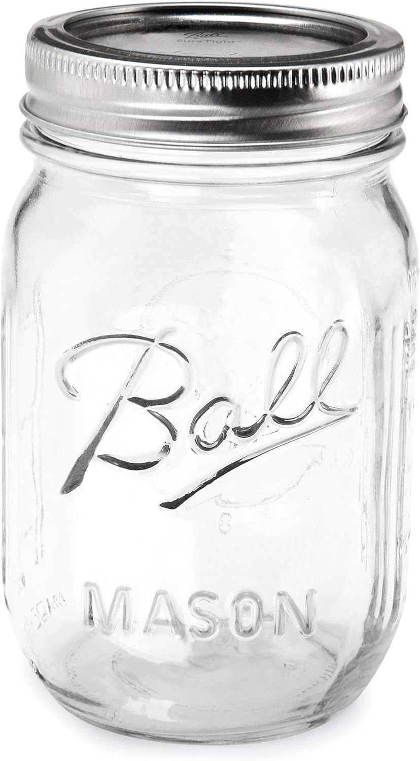 ballistic 16-ounce mason jar set 12-pack
