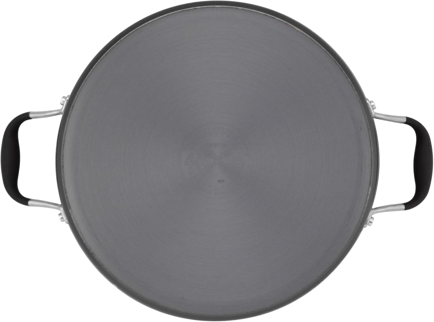 Anolon 75 qt hard-anodized stockpot with lid