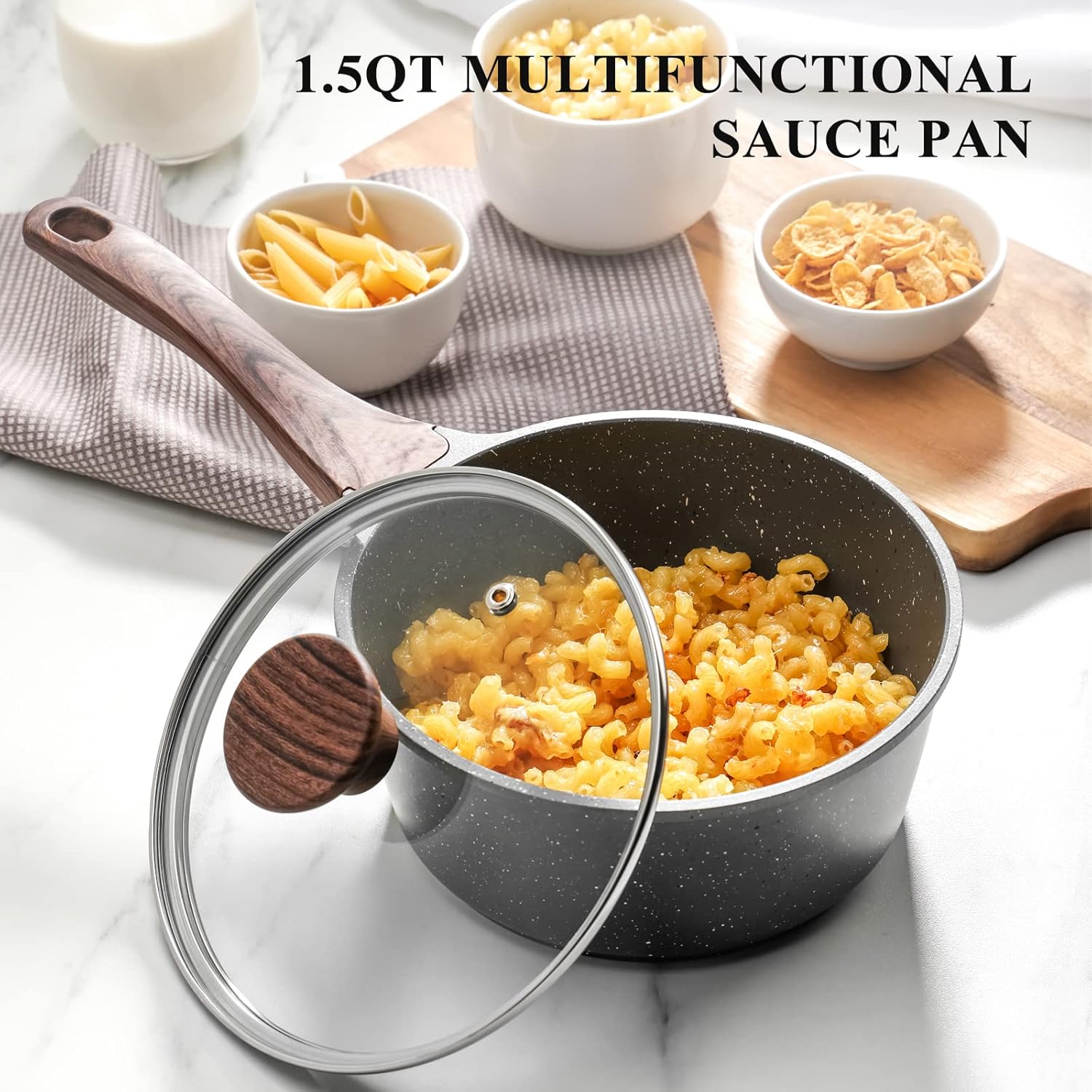 Sensart Nonstick 15 Quart Saucepan Set