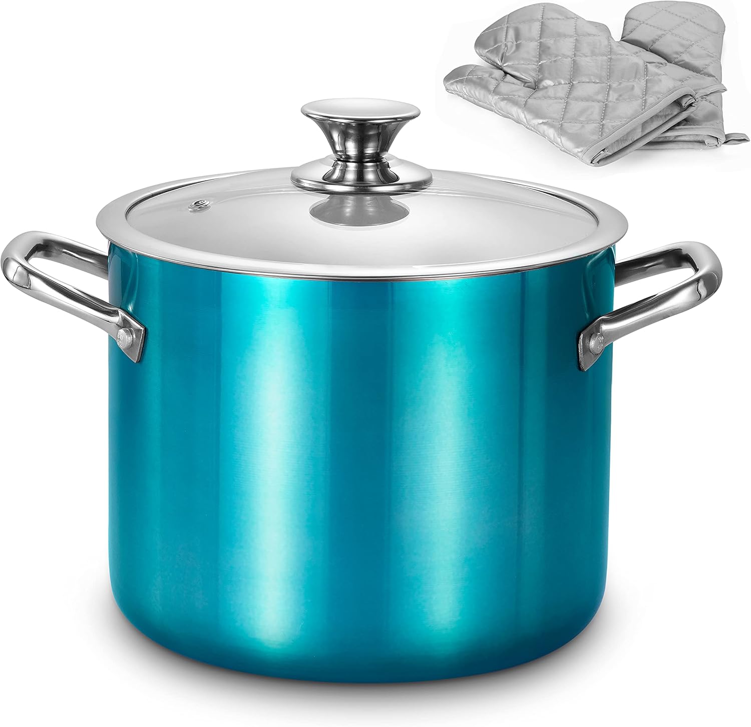 FRUITEAM Nonstick Stock Pot 7 Qt Perfect for Family Meals