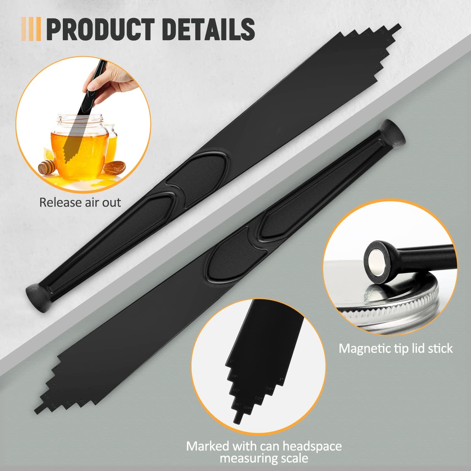 Pisol Magnetic Jar Lid Lifter Canning Tool for Home Use