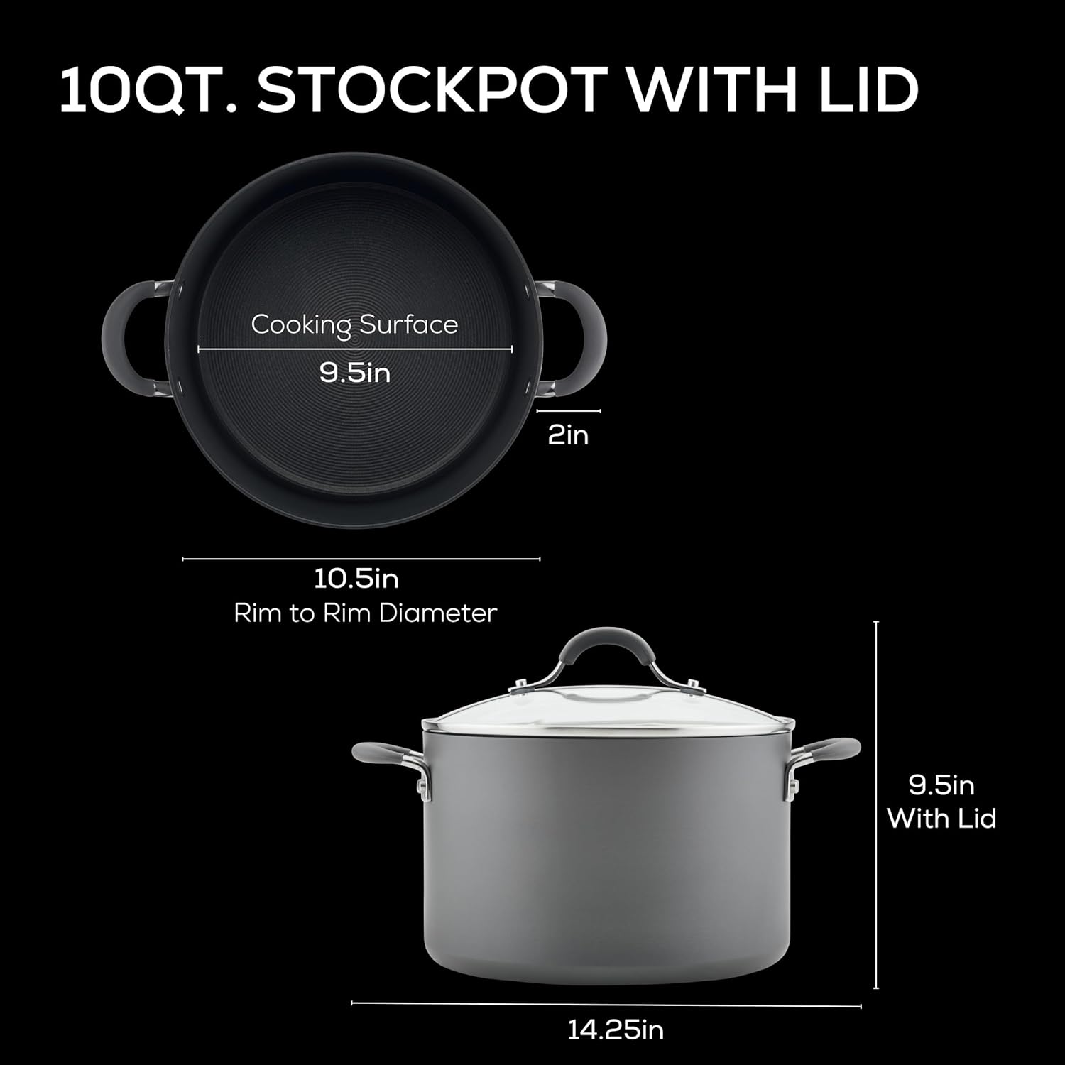 Elevate Your Cooking with Circulon Radiance 10 Quart Stockpot
