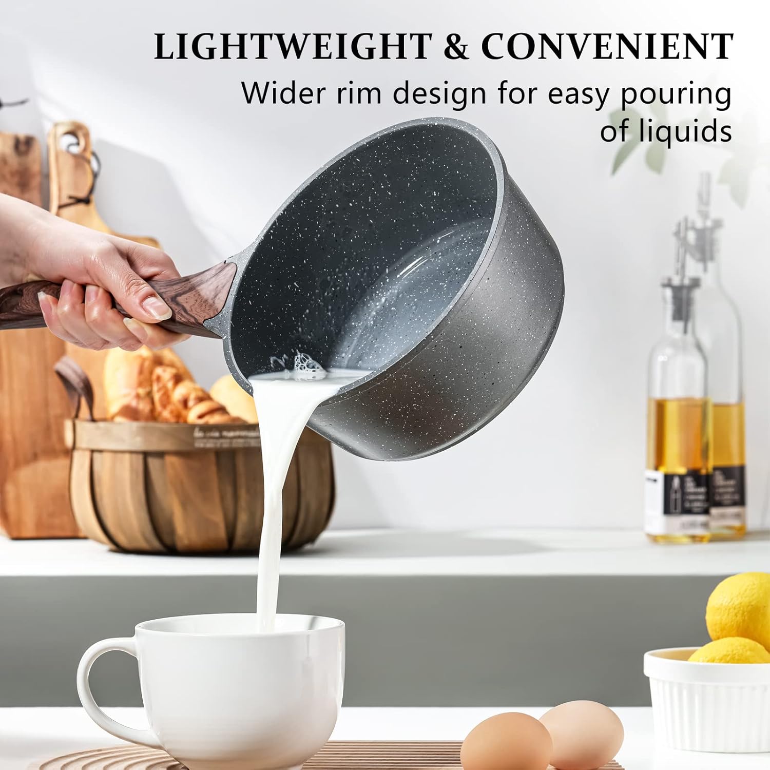 Sensart Nonstick 15 Quart Saucepan Set