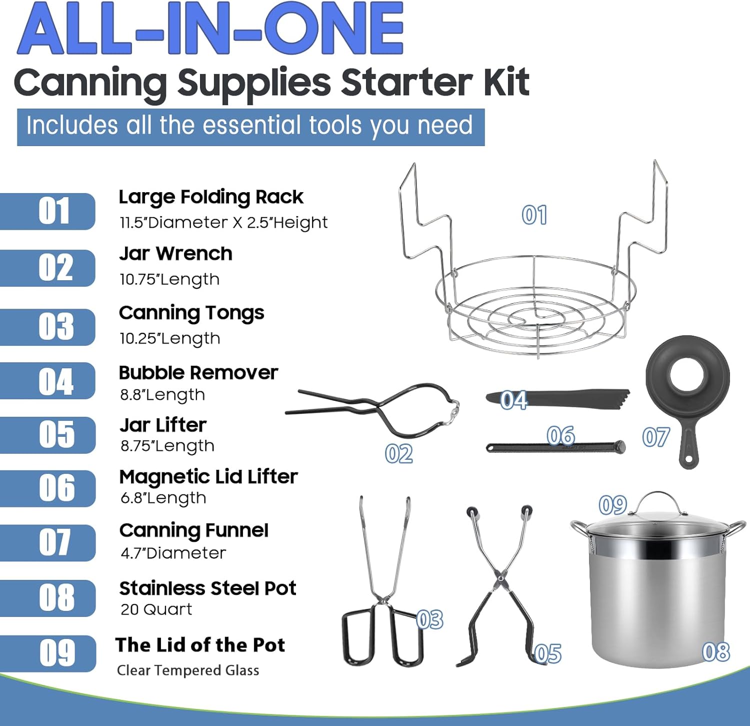 Fast Easy Canning Kit for Beginners