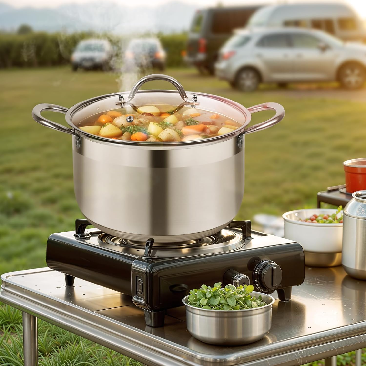 Kirecoo 12-Quart Stainless Steel Stockpot