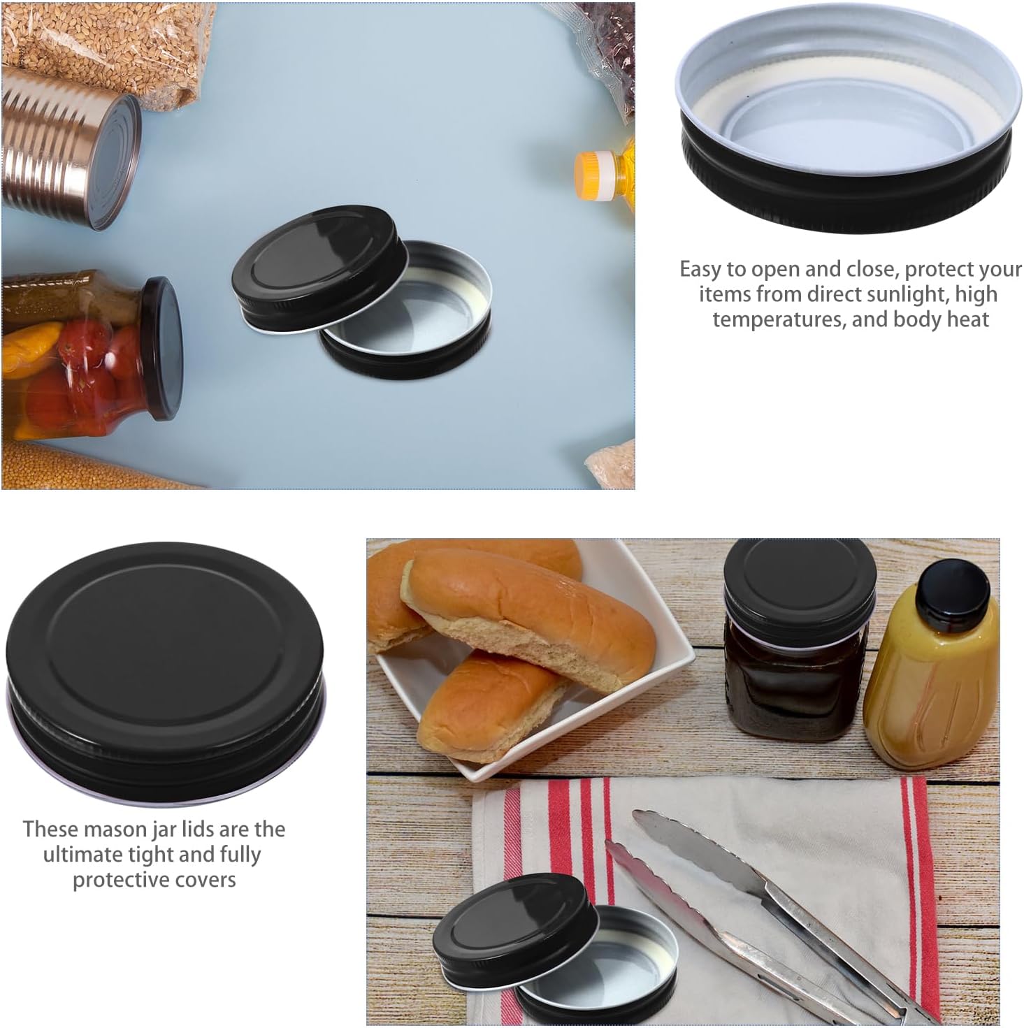 Operitacx 12 Pc Mason Jar Lids