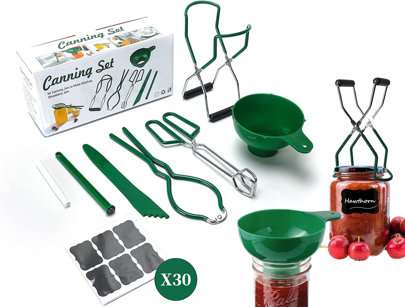 Canning Kit with 37 PCS Durable Kitchen Supplies Perfect for Home Preserving