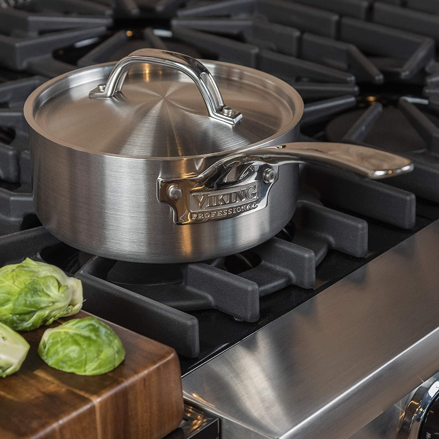 Viking Professional 5-Ply Stainless Steel Saucepan 2 Quart